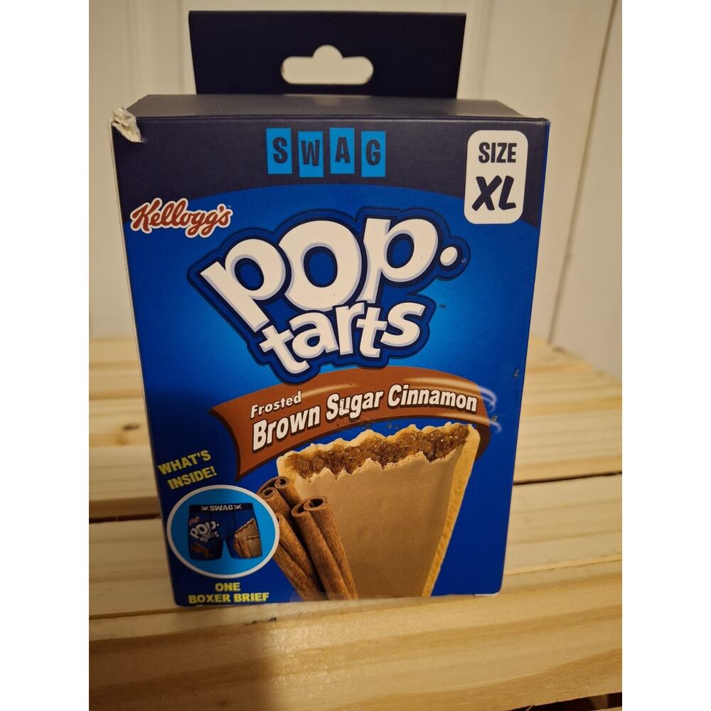 Kellogg's Pop-Tarts Frosted Brown Sugar Cinnamon Men's Boxer Brief SZ-XL(SKU361)